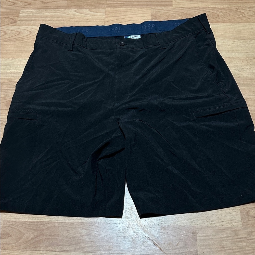 Izod Black Golf Shorts